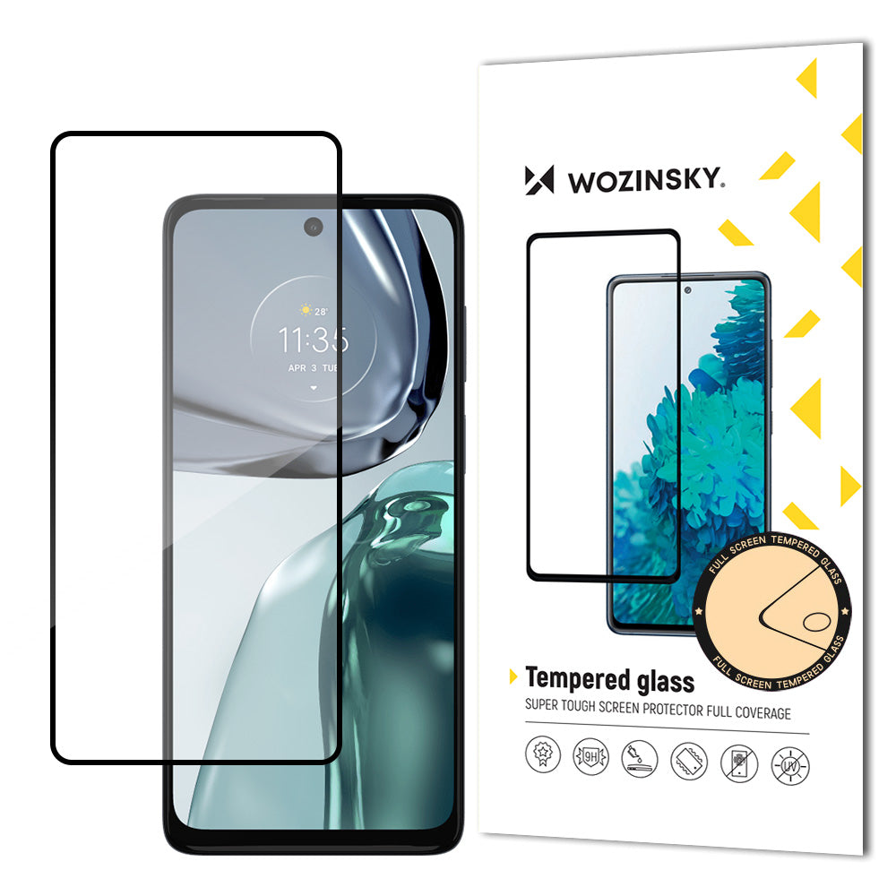 Wozinsky Full Glue Tempered Glass for Motorola Moto G62
