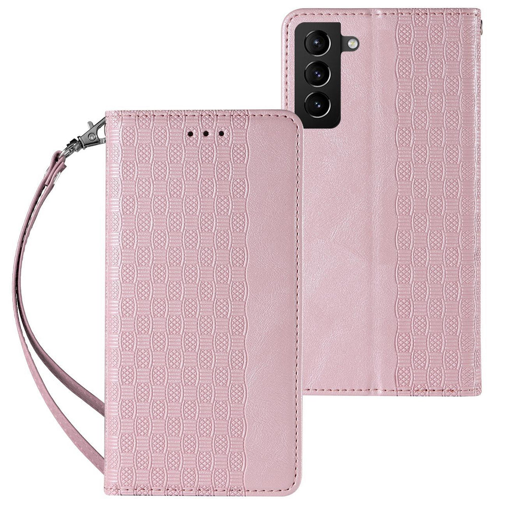 Magnet Strap Case Case For Samsung Galaxy A23 5G Flip Wallet Mini Lanyard Stand Pink