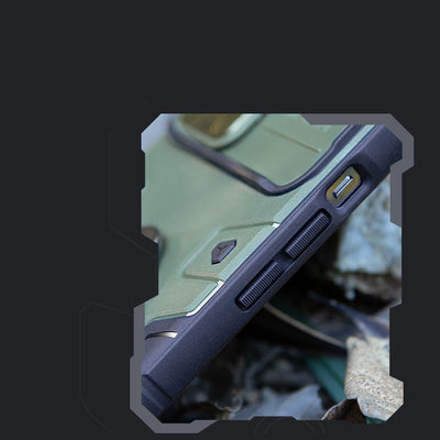 Nillkin CamShield Armor Pro Magnetic Case iPhone 14 Plus MagSafe armored cover stand ring black