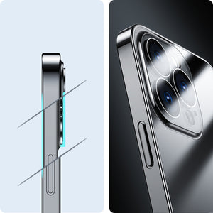 Joyroom 14Q Case for iPhone 14 cover with metallic frame black (JR-14Q1-black)