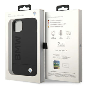 Case BMW BMHMP14MSLBLBK iPhone 14 Plus 6.7 "black / black hardcase Silicone Signature Logo Magsafe