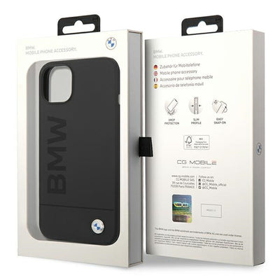 Case BMW BMHMP14MSLBLBK iPhone 14 Plus 6.7 "black / black hardcase Silicone Signature Logo Magsafe