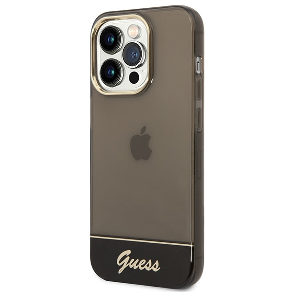 Guess GUHCP14XHGCOK iPhone 14 Pro Max 6.7 "black / black hardcase Translucent