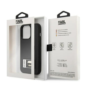 Karl Lagerfeld Ikonik Patch Case for iPhone 13 Pro Max - Black