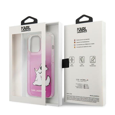 Karl Lagerfeld KLHCP14LCFNRCPI iPhone 14 Pro 6.1 "hardcase pink / pink Choupette Fun
