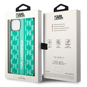 Karl Lagerfeld KLHCP14MPGKLSKN iPhone 14 Plus 6.7 "hardcase green / green Monogram Stripe