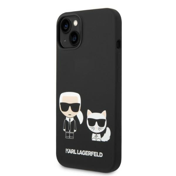 Karl Lagerfeld KLHMP14MSSKCK iPhone 14 Plus 6.7 "hardcase black / black Liquid Silicone Karl &amp; Choupette Magsafe