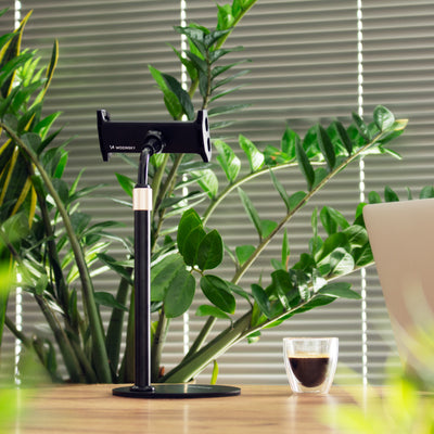 [RETURNED ITEM] Wozinsky stand for tablet and phone on the desk black (WTHBK4)