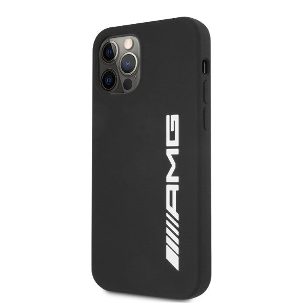 AMG Silicone Big Logo case for iPhone 12 Pro Max - black