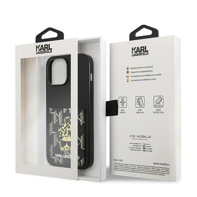 Karl Lagerfeld Karlimals Cardslot case for iPhone 13 Pro Max - black