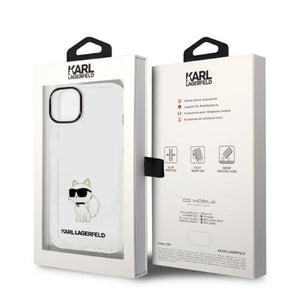 Karl Lagerfeld Ikonik Choupette case for iPhone 14 Plus - transparent