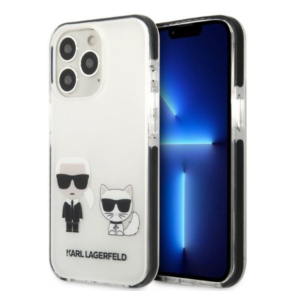 Karl Lagerfeld KLHCP13LTPEKCW iPhone 13 Pro / 13 6.1" hardcase white/white Karl&amp;Choupette