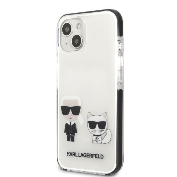 Karl Lagerfeld KLHCP13STPEKCW iPhone 13 mini 5.4" hardcase white/white Karl&amp;Choupette