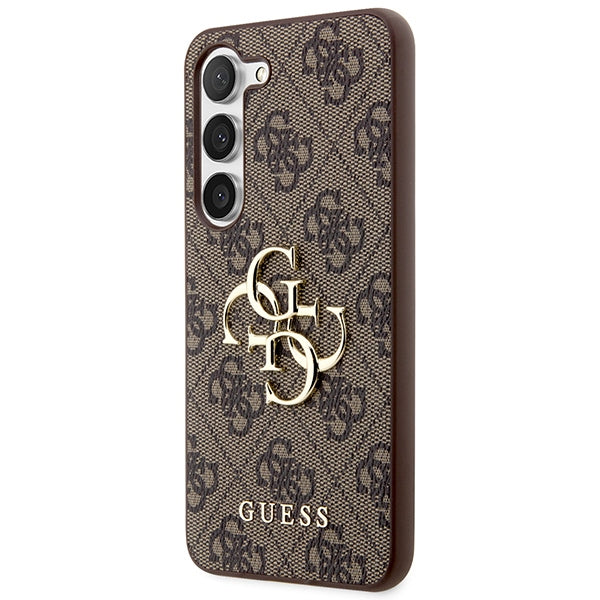 Guess GUHCS23S4GMGBR S23 S911 brown/brown hardcase 4G Big Metal Logo