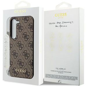 Guess GUHCS23SGF4GBR S23 S911 brown/brown hardcase 4G Charms Collection