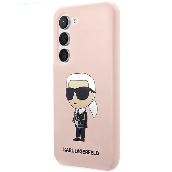Karl Lagerfeld KLHCS23MSNIKBCP S23+ S916 hardcase pink/pink Silicone Ikonik
