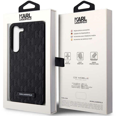 Karl Lagerfeld KLHCS23MSAKLHPK S23+ S916 hardcase black/black Saffiano Mono Metal Logo