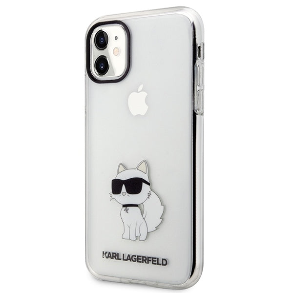 Karl Lagerfeld Ikonik Choupette Case for iPhone 11 / Xr - Transparent
