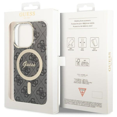 Guess 4G MagSafe case for iPhone 14 Pro - black