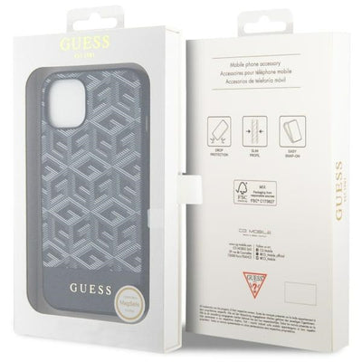Guess GUHMP14SHGCFSEK iPhone 14 6.1" black/black hardcase GCube Stripes MagSafe