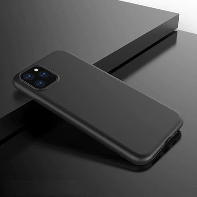 Gel flexible cover for iPhone 15 Plus Soft Case - black