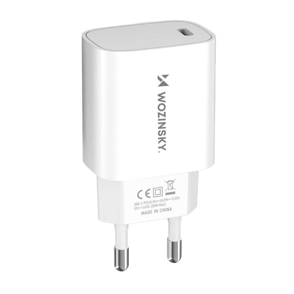 Wozinsky WGWCCW 20W USB-C Wall Charger - White