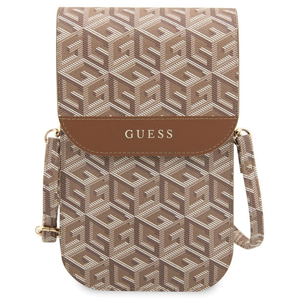 Guess Handbag GUWBHGCFSEW brown/brown GCube Stripe