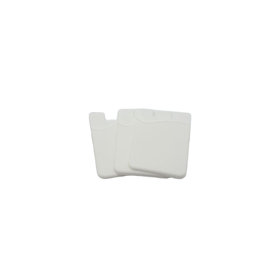 Self-adhesive card case for the back of the phone - white