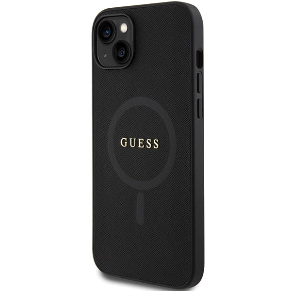 Guess GUHMP15MPSAHMCK iPhone 15 Plus 6.7" black/black hardcase Saffiano MagSafe