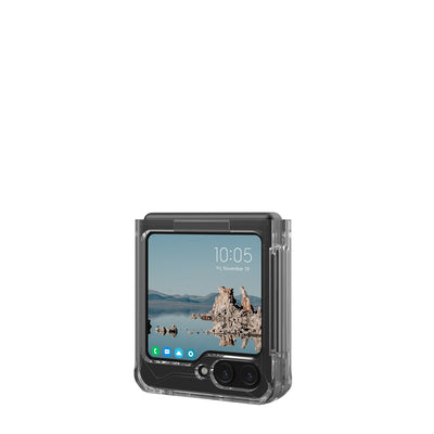 UAG Plyo Pro case with magnetic module for Samsung Galaxy Flip 5 - transparent-gray