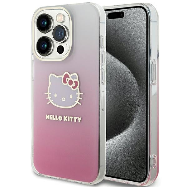„Hello Kitty IML Gradient Electrop Kitty“ dėklas, skirtas „iPhone 13 Pro Max“ – rožinis