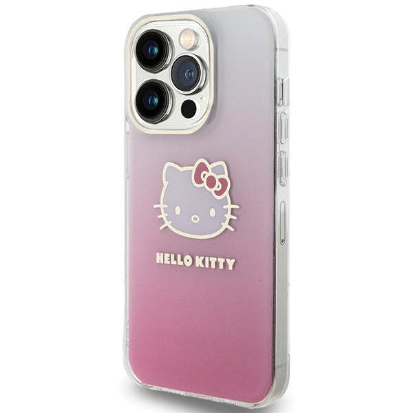 „Hello Kitty IML Gradient Electrop Kitty“ dėklas, skirtas „iPhone 14 Pro“ – rožinis