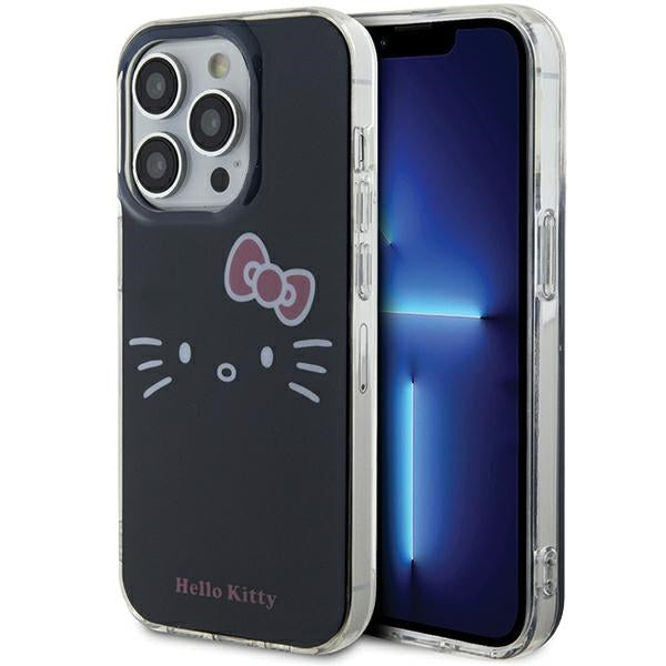 „Hello Kitty IML Kitty Face“ dėklas, skirtas „iPhone 14 Pro Max“ – juodas