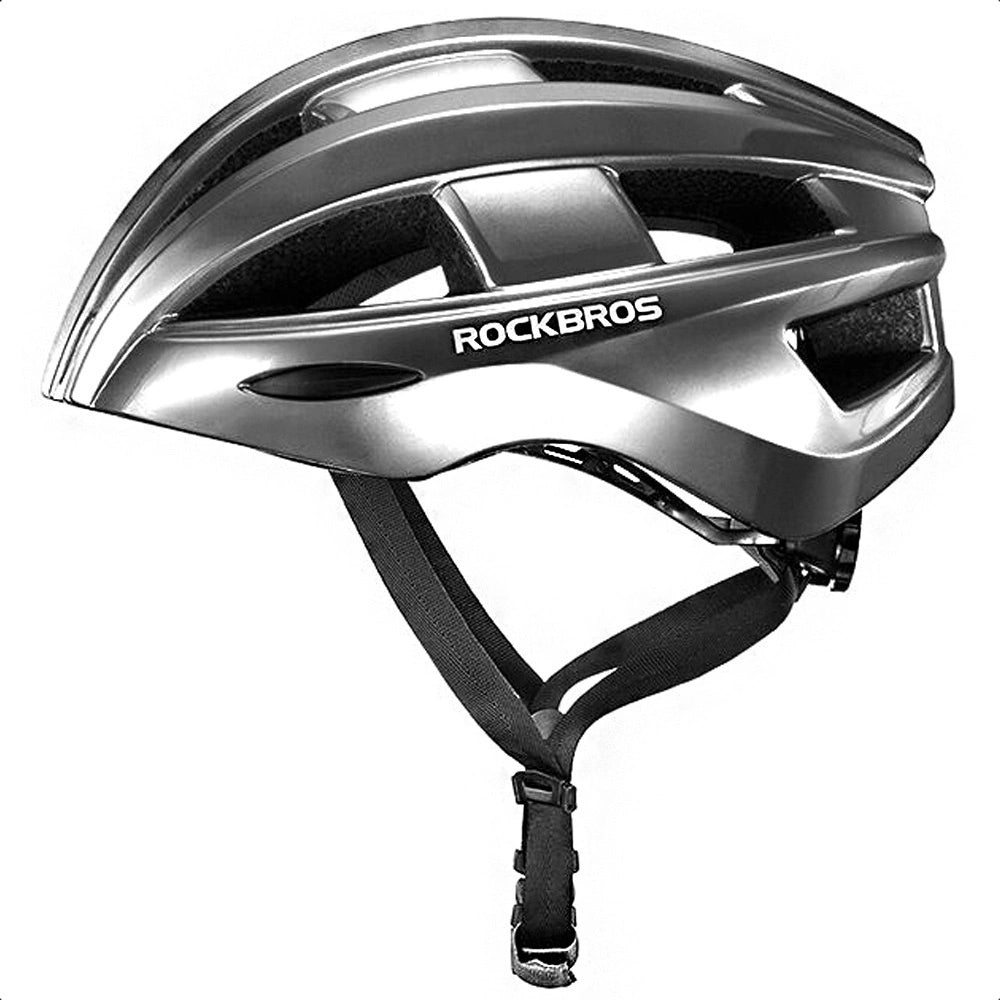 „Rockbros ZK-013TI“ dviračio šalmas, universalus, dydis 55–60 cm, pilkas