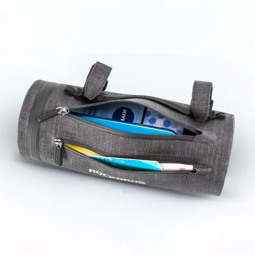 „Rockbros AS-051“ vandeniui atsparus vairo krepšys – juodas