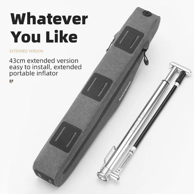 Rockbros AS-052 waterproof bicycle bag for frame - gray