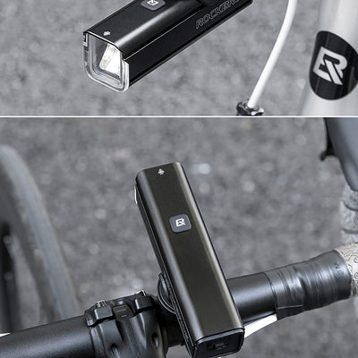 Rockbros 24610002001 Front Bike Light 1000 lm + USB-C - USB-A Cable - Black