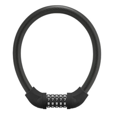 Rockbros RKS570-BK bicycle lock with combination - black