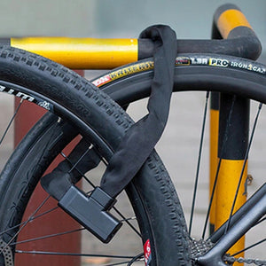 Rockbros 32430708001 bicycle lock with key 0.97 m - black