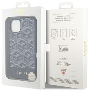 Guess GCube Stripes MagSafe case for iPhone 15 / 14 / 13 - black