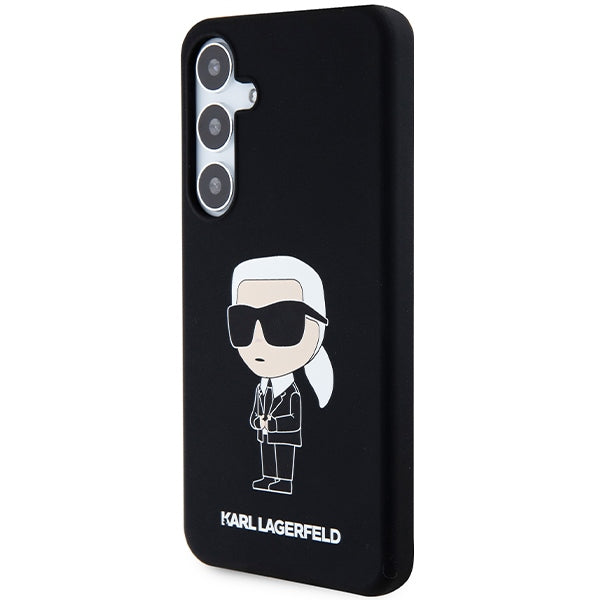 Karl Lagerfeld Silicone Ikonik case for Samsung Galaxy S24 - black