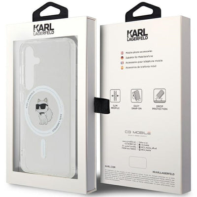 Karl Lagerfeld IML Choupette MagSafe case for Samsung Galaxy S24 - transparent