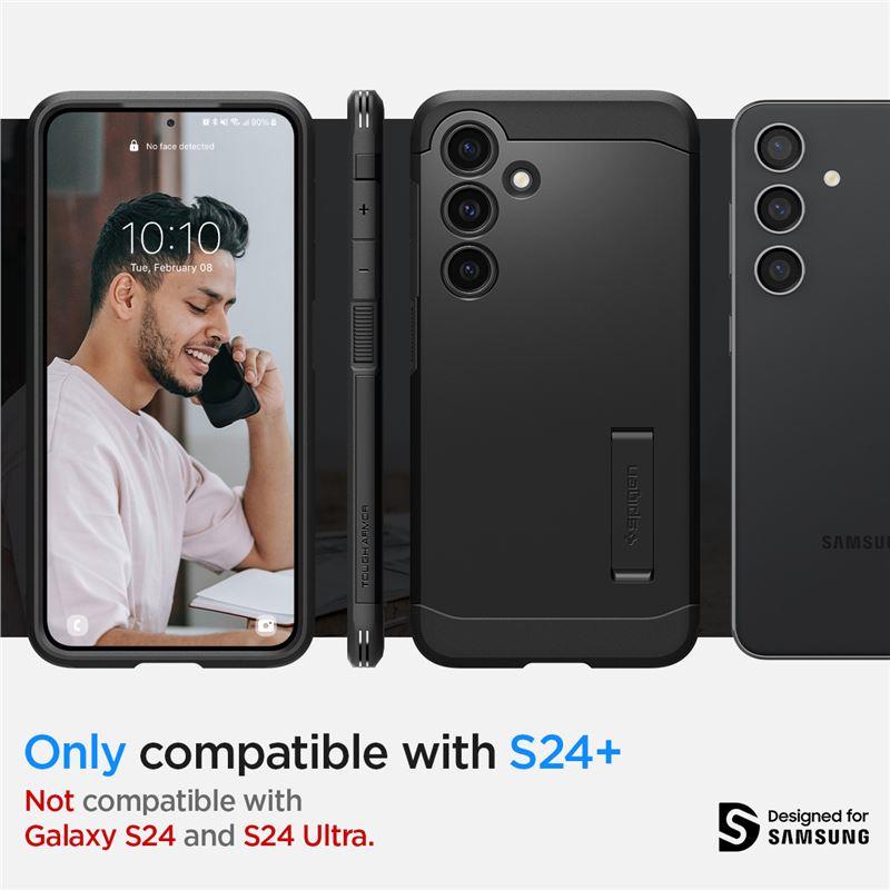 [RETURNED ITEM] [RETURNED ITEM] Spigen Tough Armor case for Samsung Galaxy S24+ - black