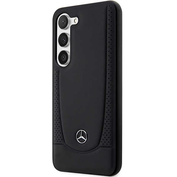 Mercedes Leather Urban case for Samsung Galaxy S23 FE - black