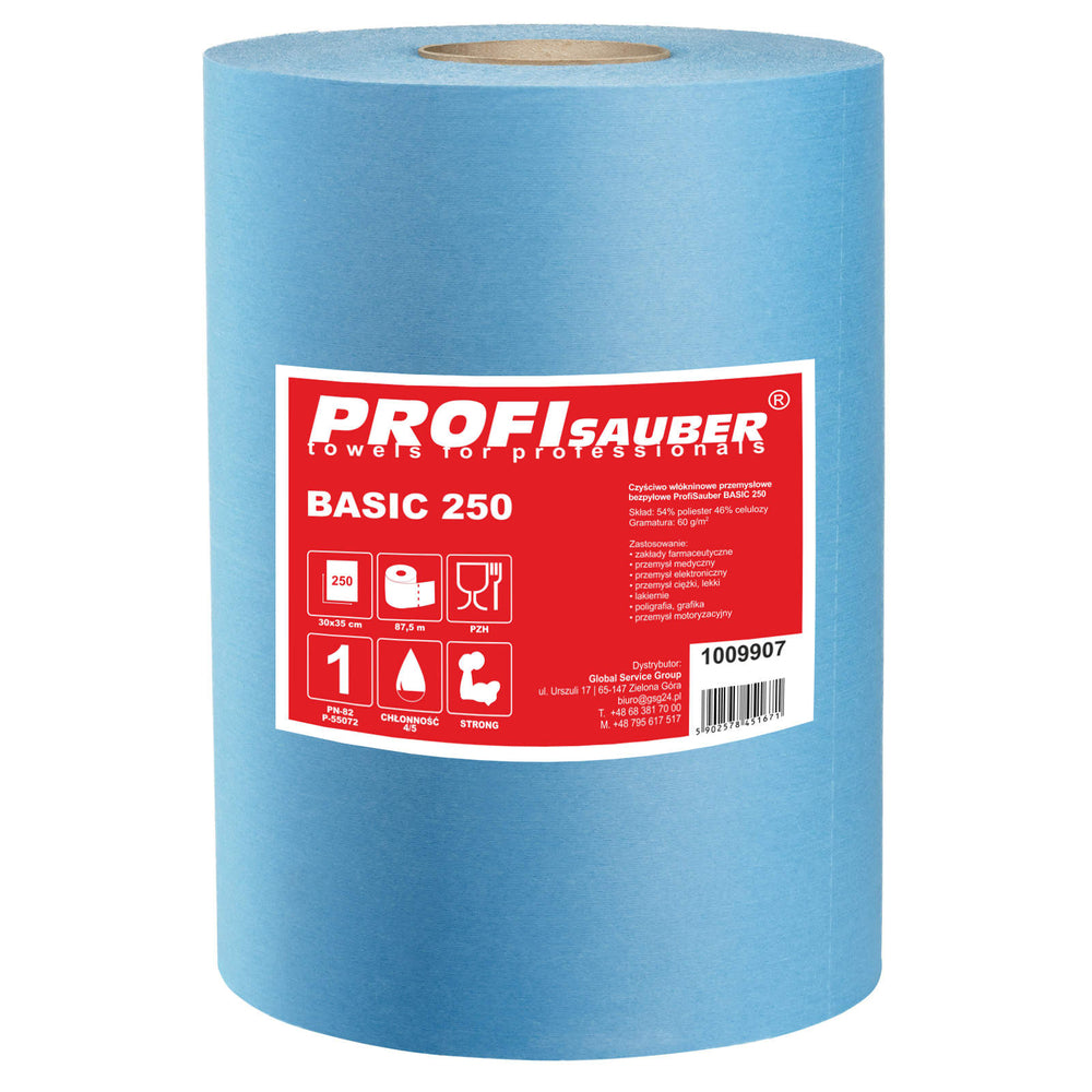 Dust-free non-woven industrial cleaning cloth ProfiSauber BASIC 250