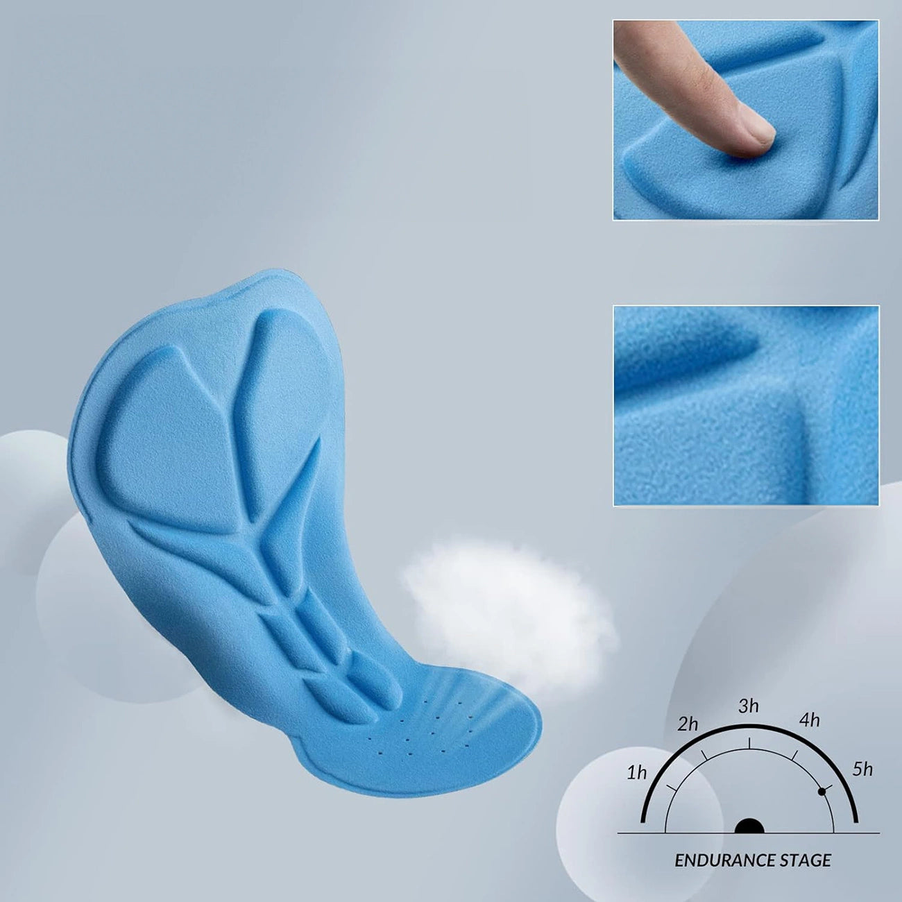 „Rockbros RK20044XL“ kvėpuojančios dviratininko kelnės su XXXXL paminkštinimu – juodos