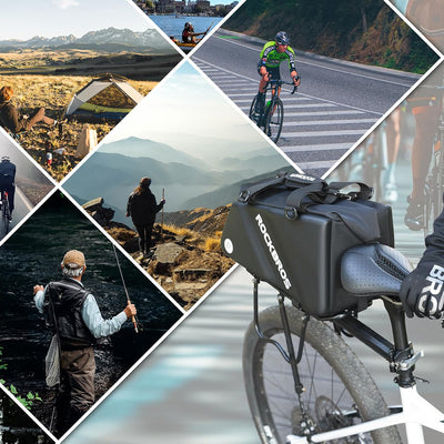 Rockbros 30140090001 bicycle bag for trunk 11.6l - black