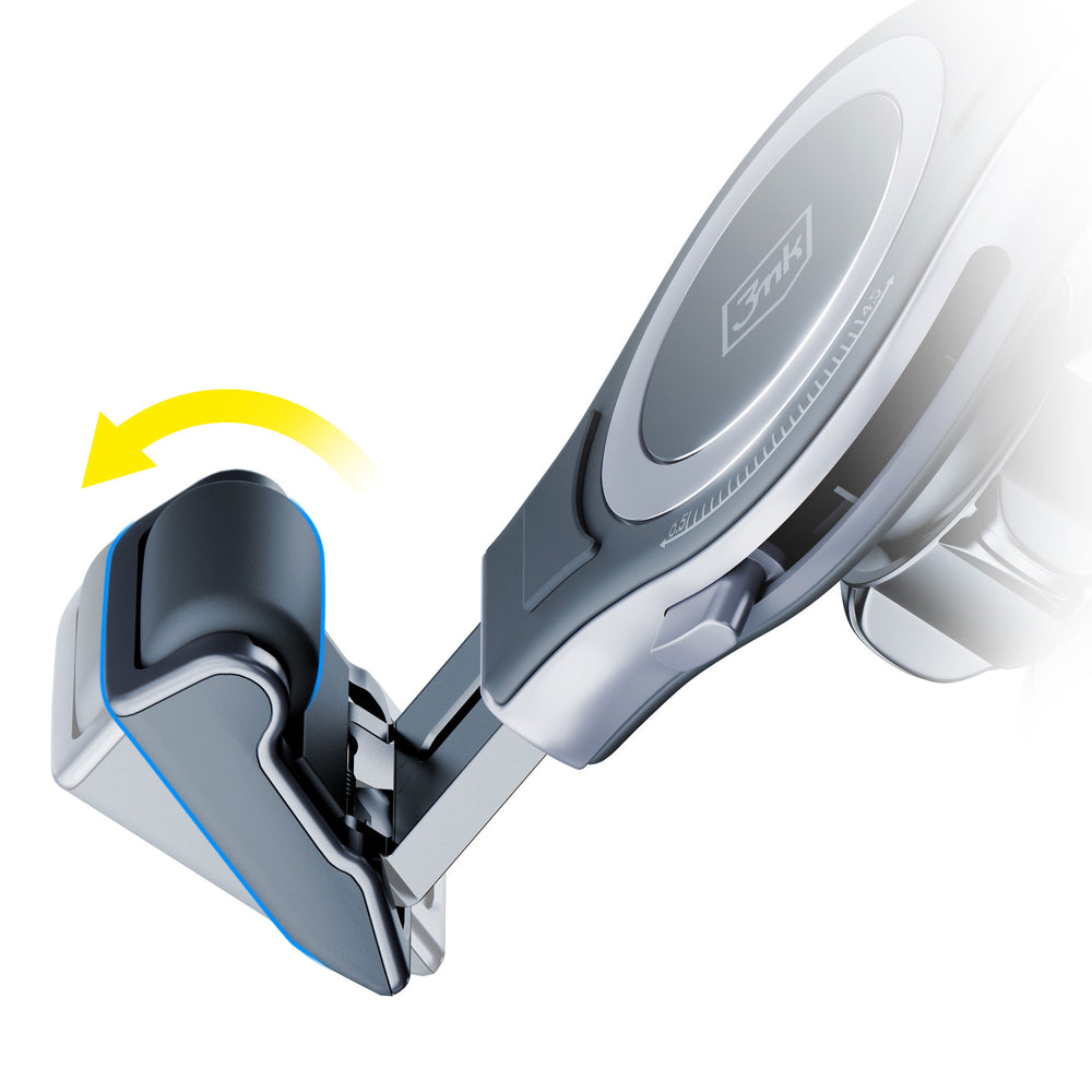 3mk Memo Hug automobilio telefono laikiklis oro išleidimo angai - juodas