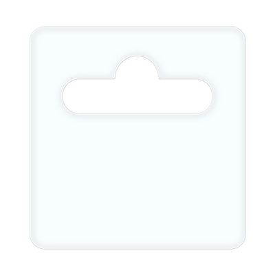 Euro pendant 50x50 mm premium with rubber glue 1000 pcs/roll (0.35 mm foil)