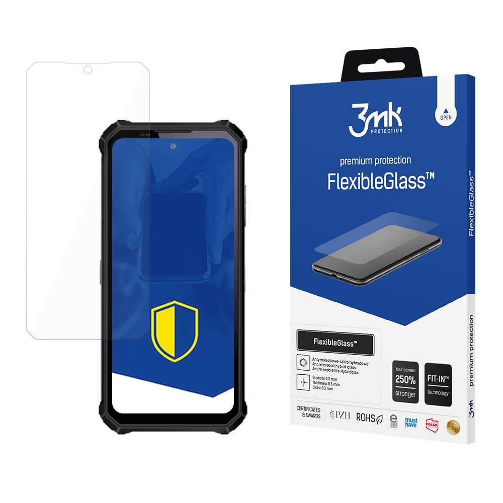 3mk „FlexibleGlass™“ hibridinis stiklas, skirtas „Oukitel WP19“